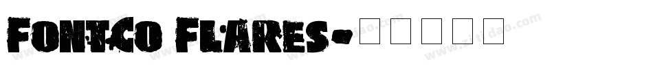 FontCo Flares字体转换